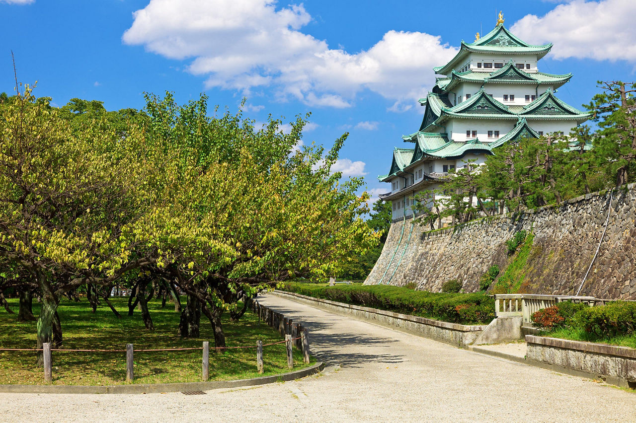 Visit the castle in Nagoya, Japan