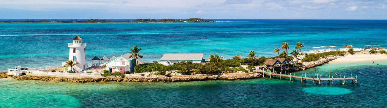Pearl Island Lighthouse, Nassau, Bahamas