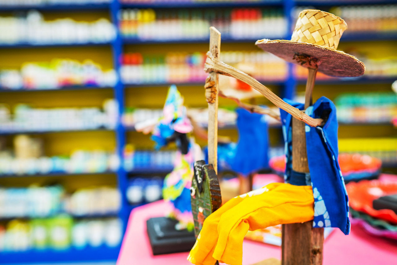 Local Straw Market  Traditional Doll, Nassau, Bahamas