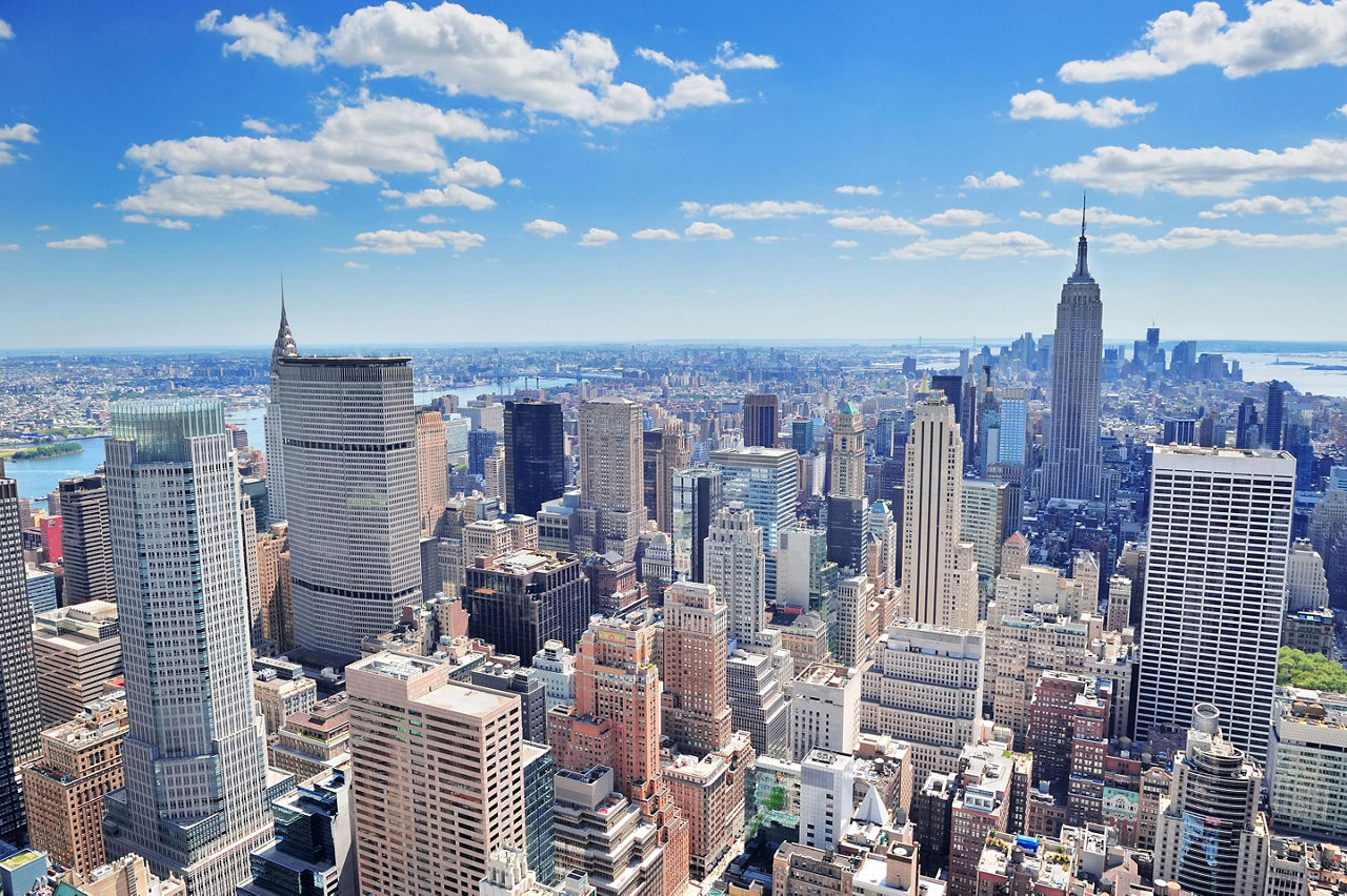 New York, New York, Aerial view