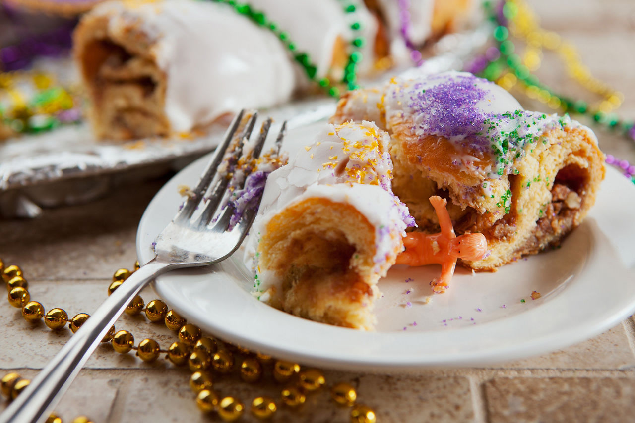 Mardi Gras King Cake New Orleans