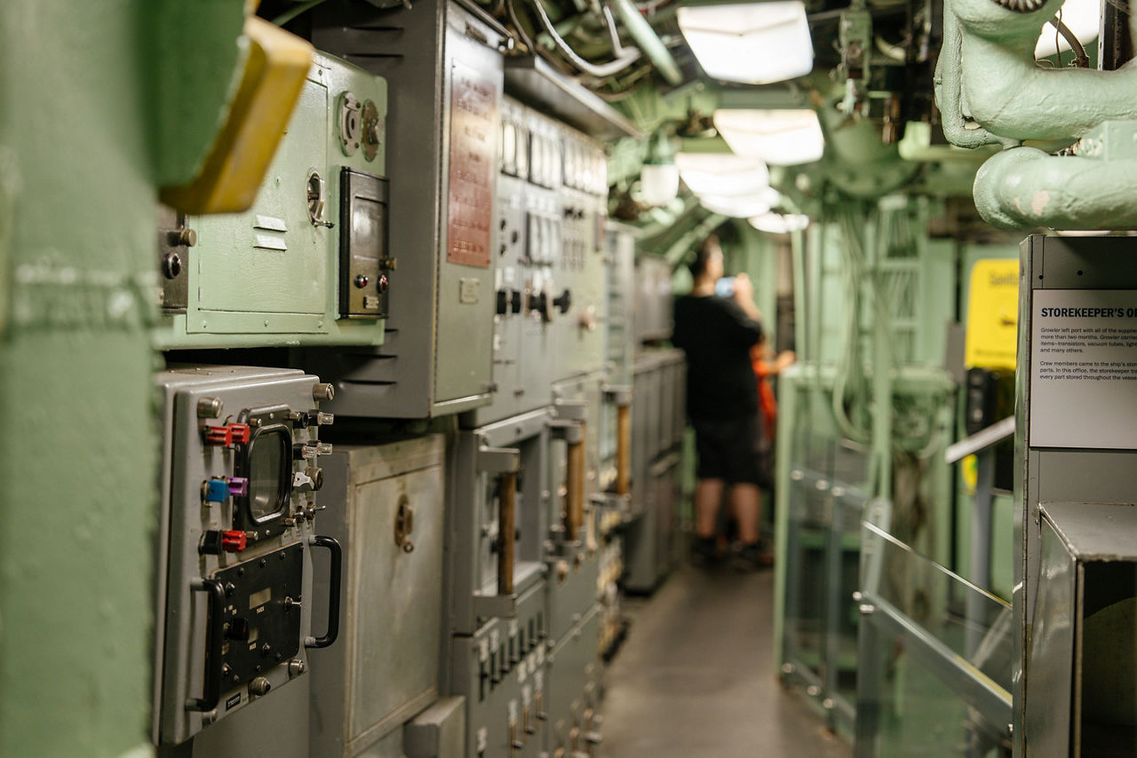 U.S. Navy submarine interior