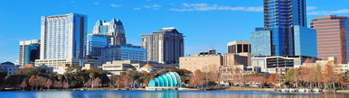 orlando city skyline downtown