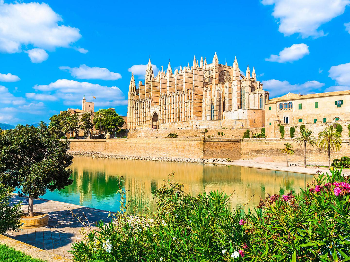Palma De Mallorca, Spain, La Seu Cathedral