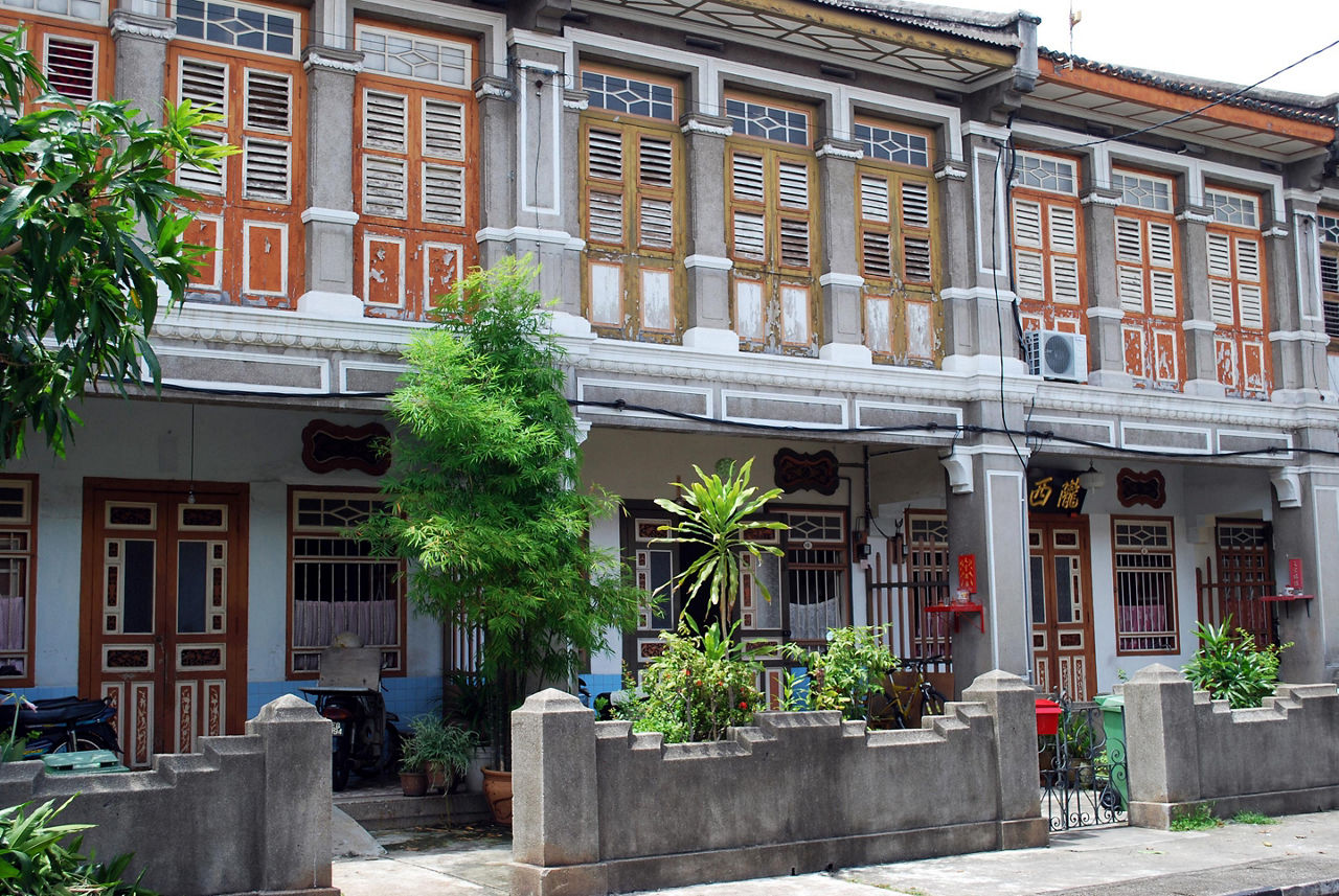 Penang, Malaysia 19th Century Houses