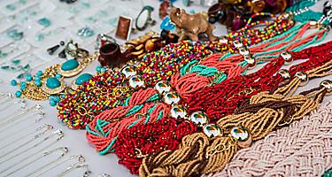 Local Market Beaded Necklaces, Ponce, Puerto Rico
