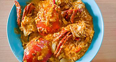 Curried Crab Fry from Port Hedland, Australia