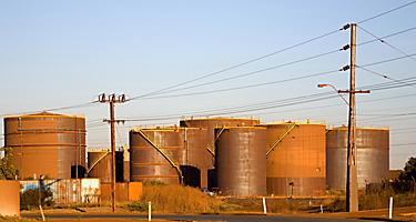 Bulk Fuel Tanks in Port Hedland, Australia