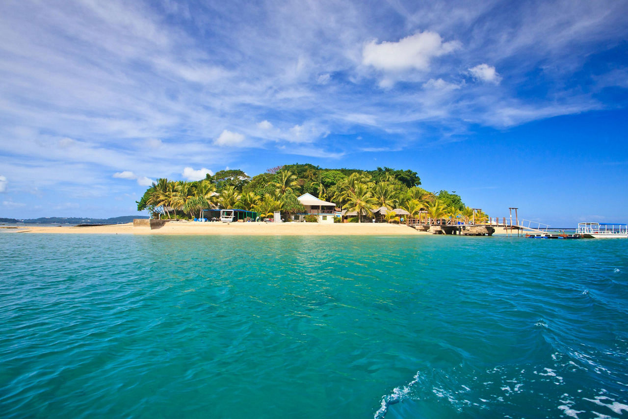 The beautiful tropical Hideaway Island by Port Vila, Vanuatu