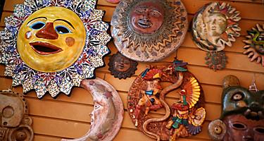 Shop Ceramic Artifacts, Costa Maya, Mexico
