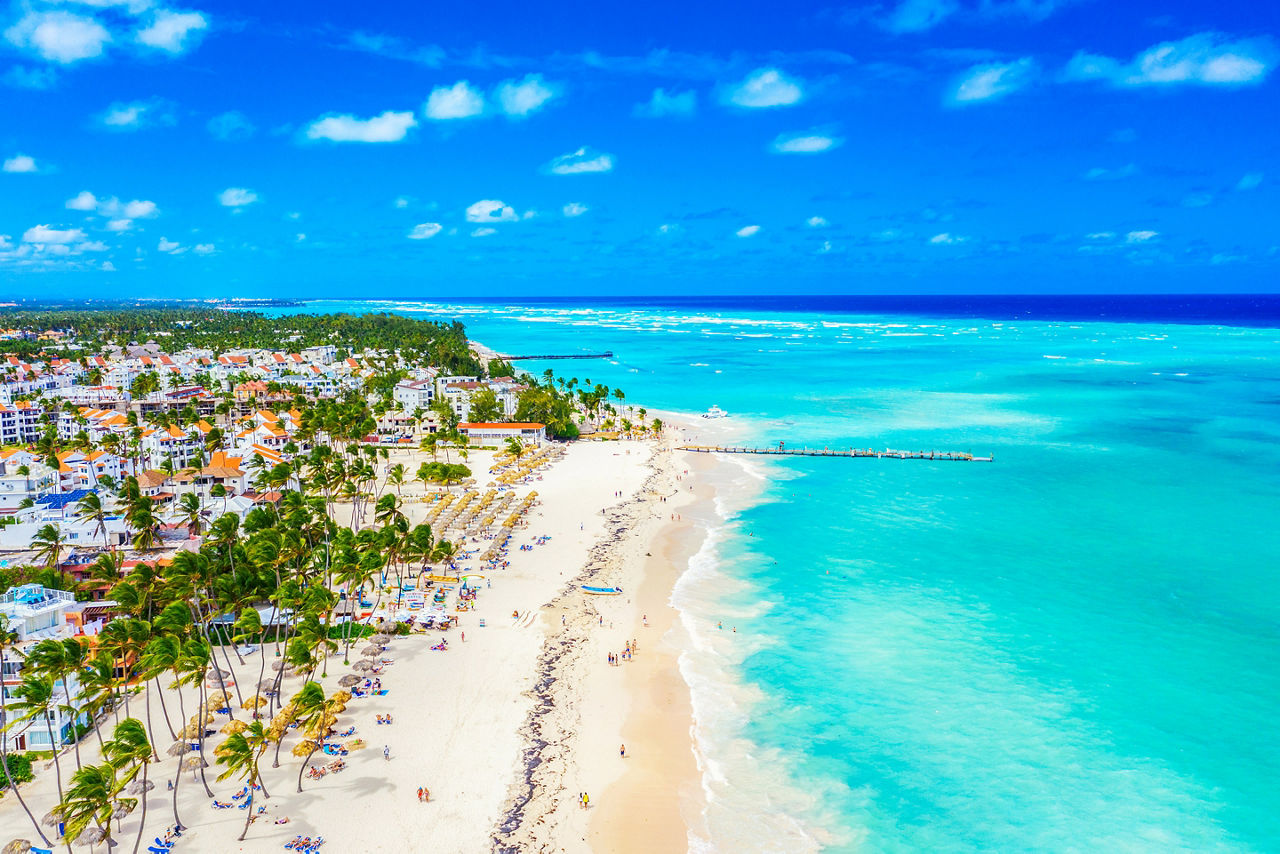 Beach Vacation and Travel Destination of Dominican Republic.