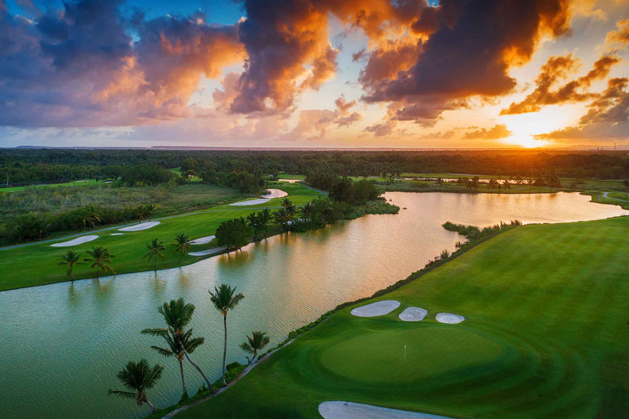 Sunset on the Golf Course,  Punta Cana, Dominican Republic