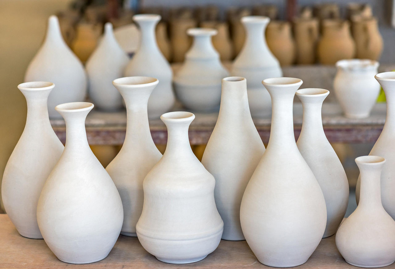 Various ceramic pots