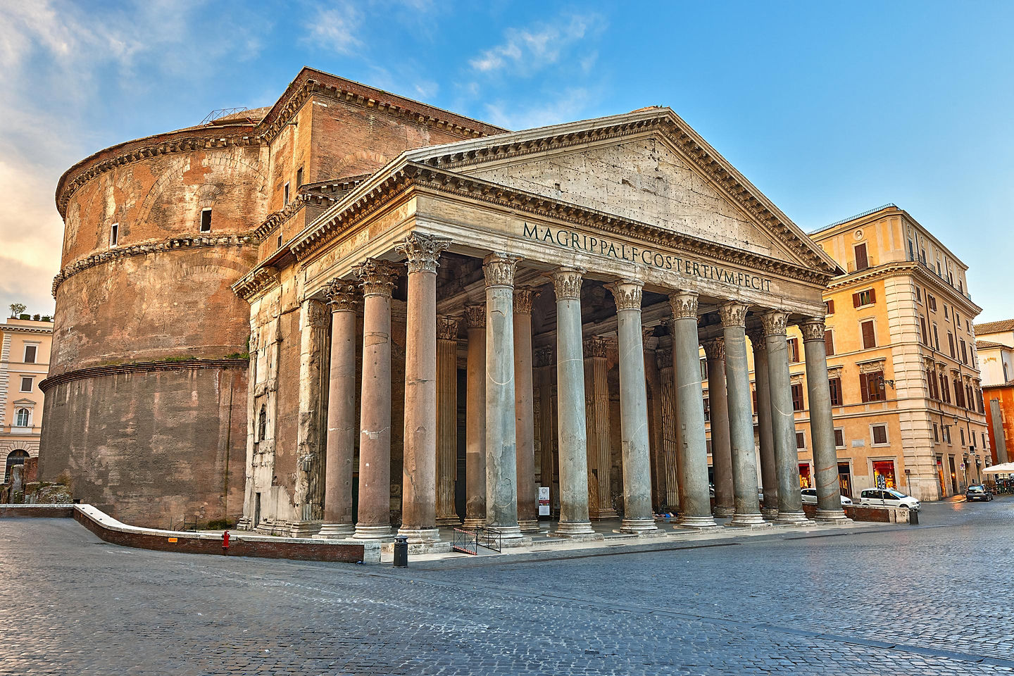 The Pantheon, built in 125 AD, impresses with its massive dome and historical significance. - Rome (Civitavecchia), Italy