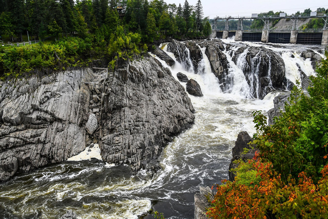 A Waterfall in New Brunswick, Waterfall