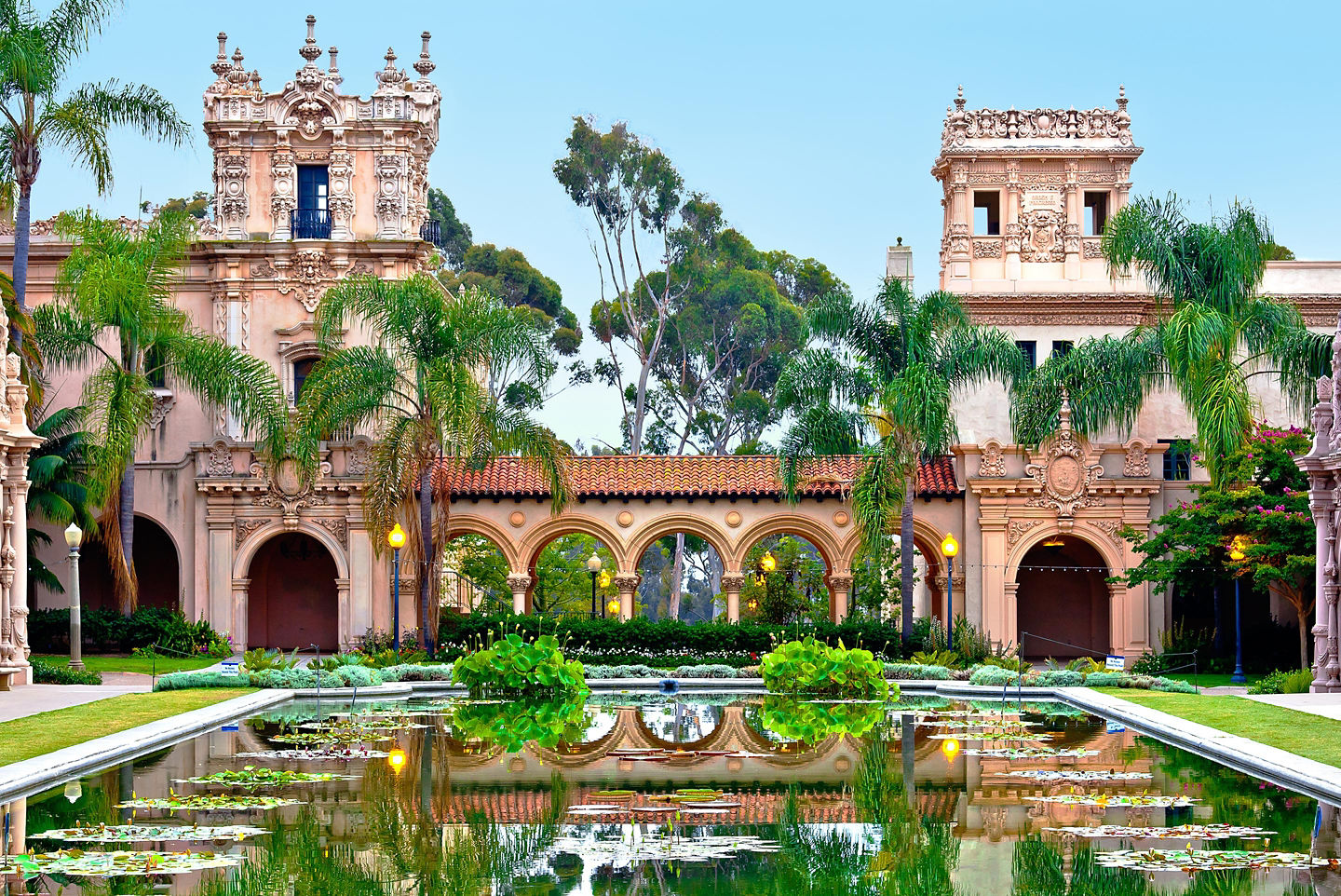 Balboa Park's Casa de Balboa Building. - San Diego, California