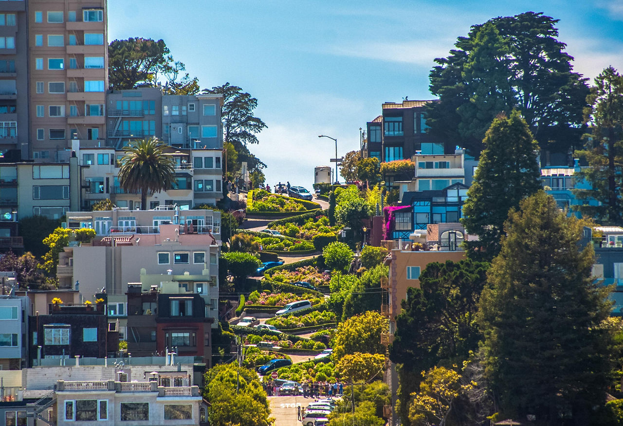 San Francisco, California Lombard Street