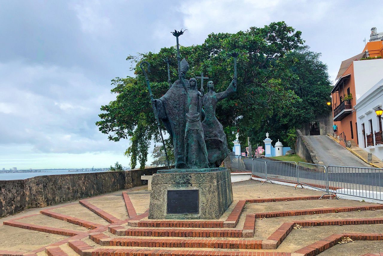 La Rogativa Statue in San Juan Puerto Rico
