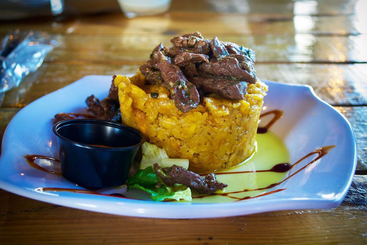 Mofongo Stuffed with Churrasco
