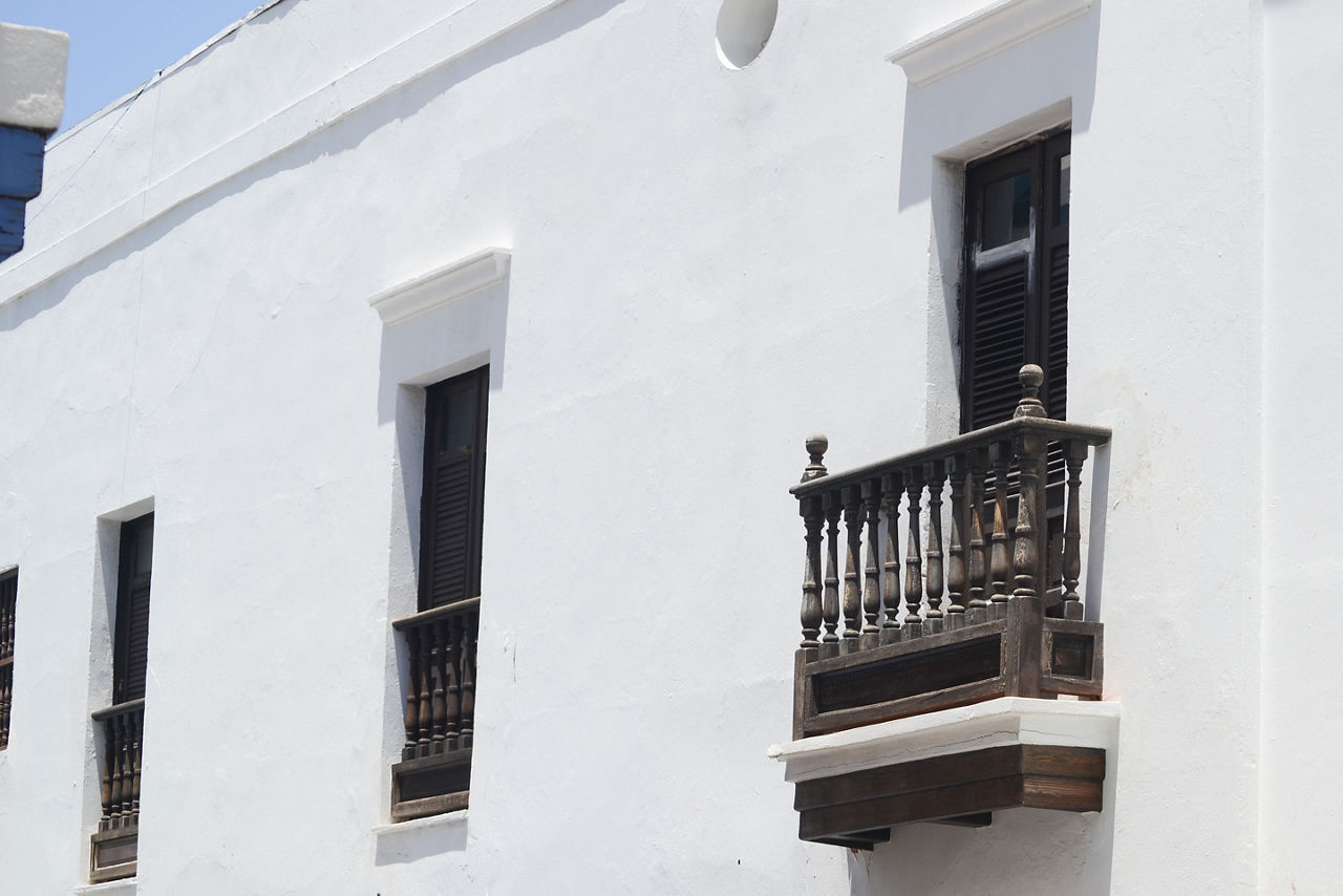Casa Blanca Spanish Style Windows, San Juan, Puerto Rico