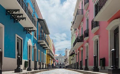 Colorful Historic Homes, San Juan, Puerto Rico 