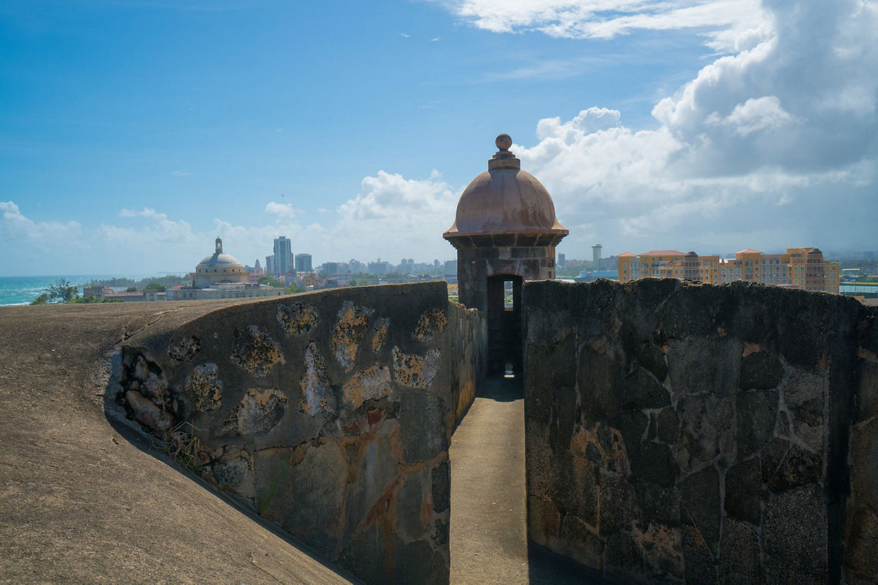 El Morro Historic Fort Close Up, San Juan, Puerto Rico
