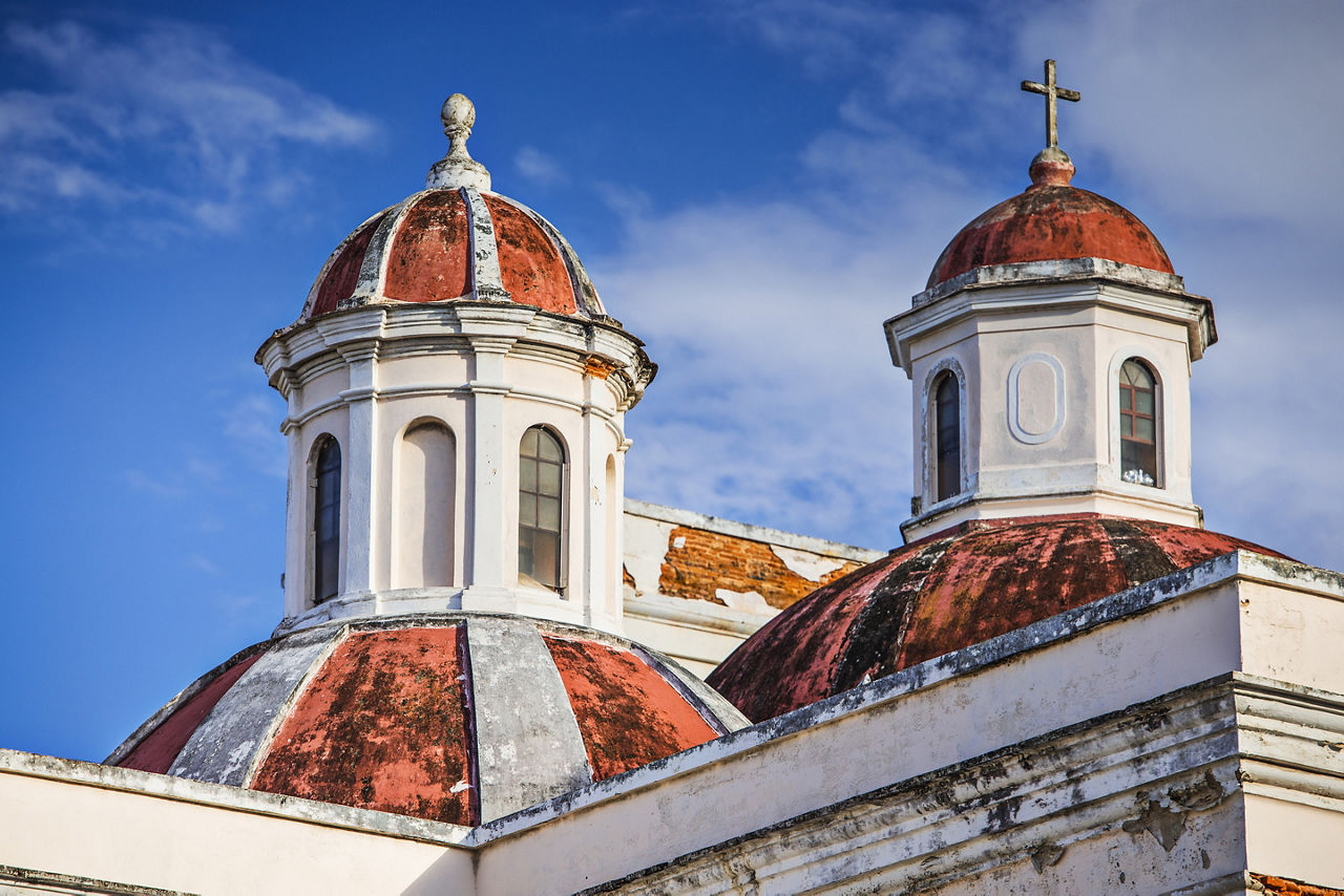Bautista Cathedral Closeup, San Juan, Puerto Rico