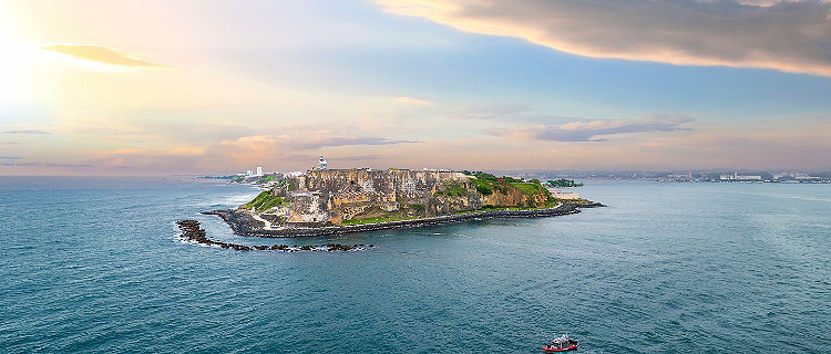 View of the 16th Century Citadel, El Morro, San Juan, Puerto Rico