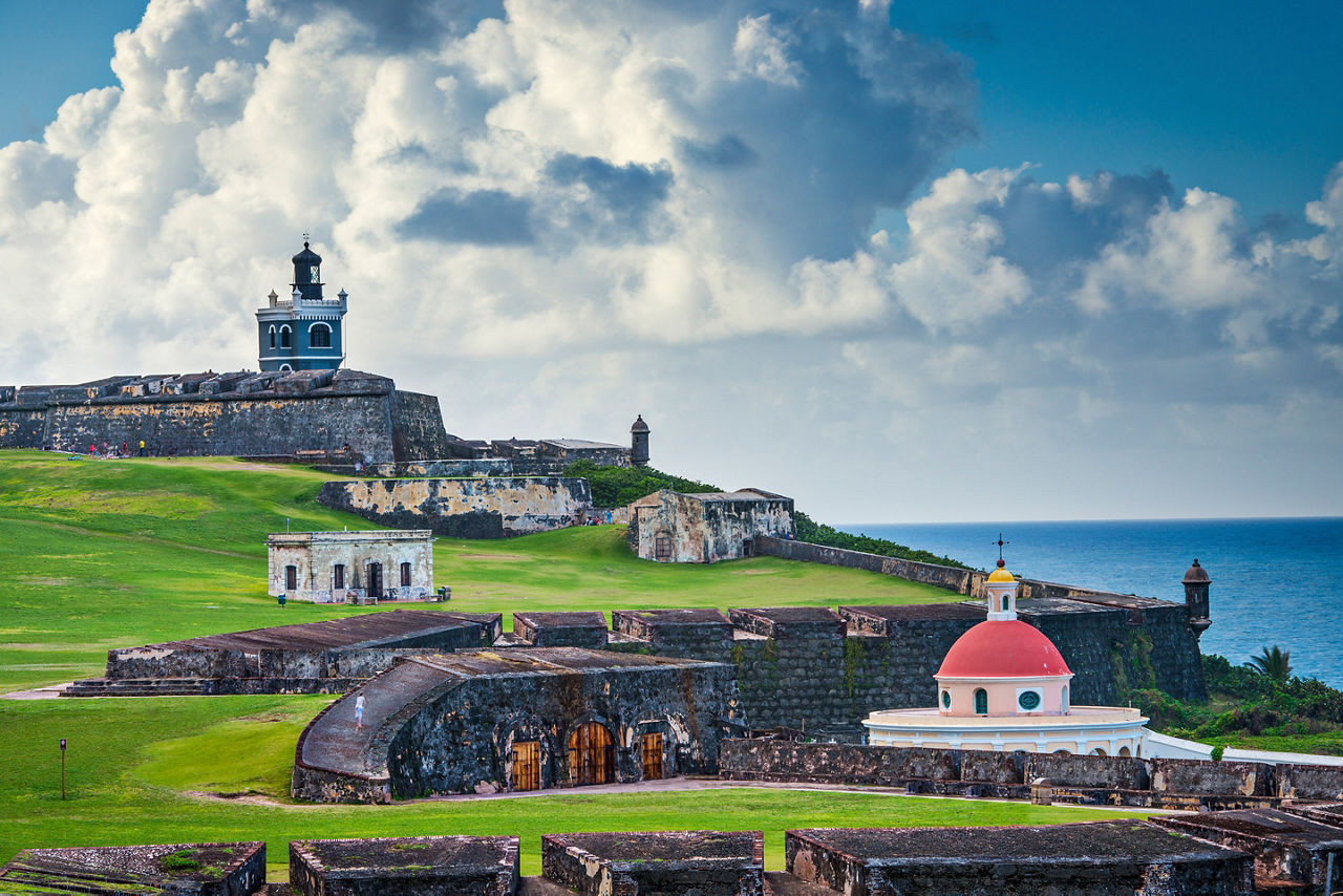 Historic Fort San Felipe Del Morro., San Juan, Puerto Rico 