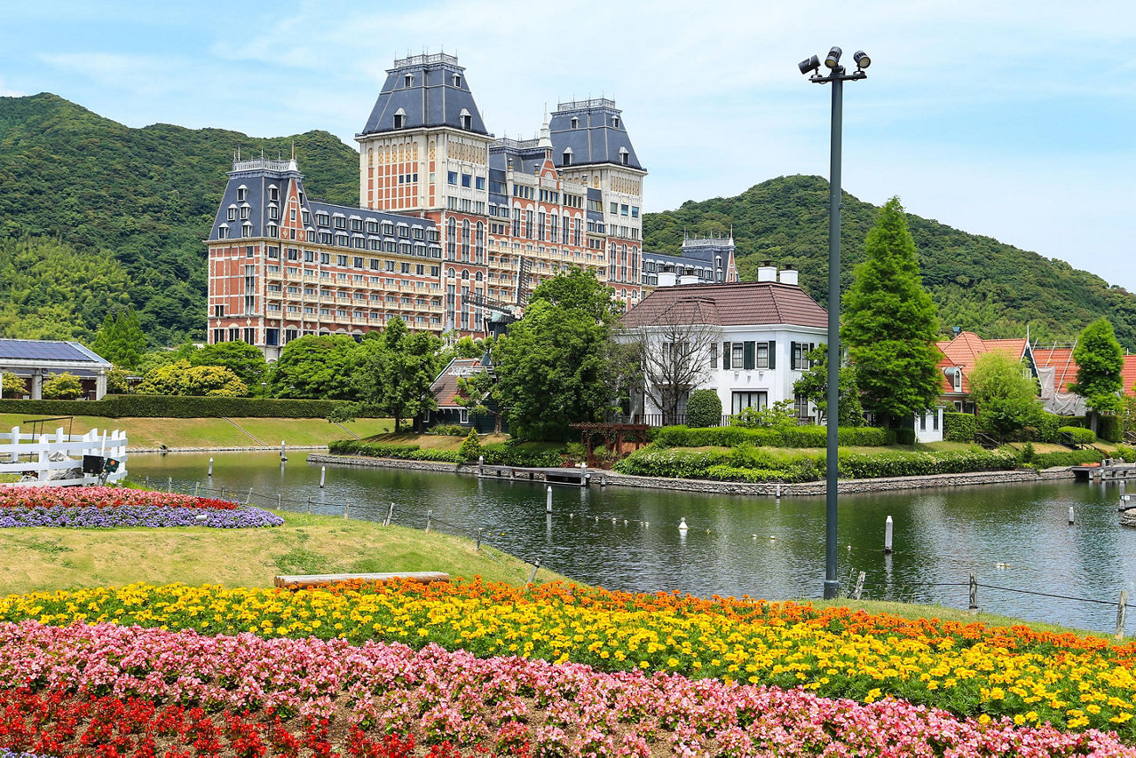 Sasebo, Japan Huis Ten Bosch Flower Garden