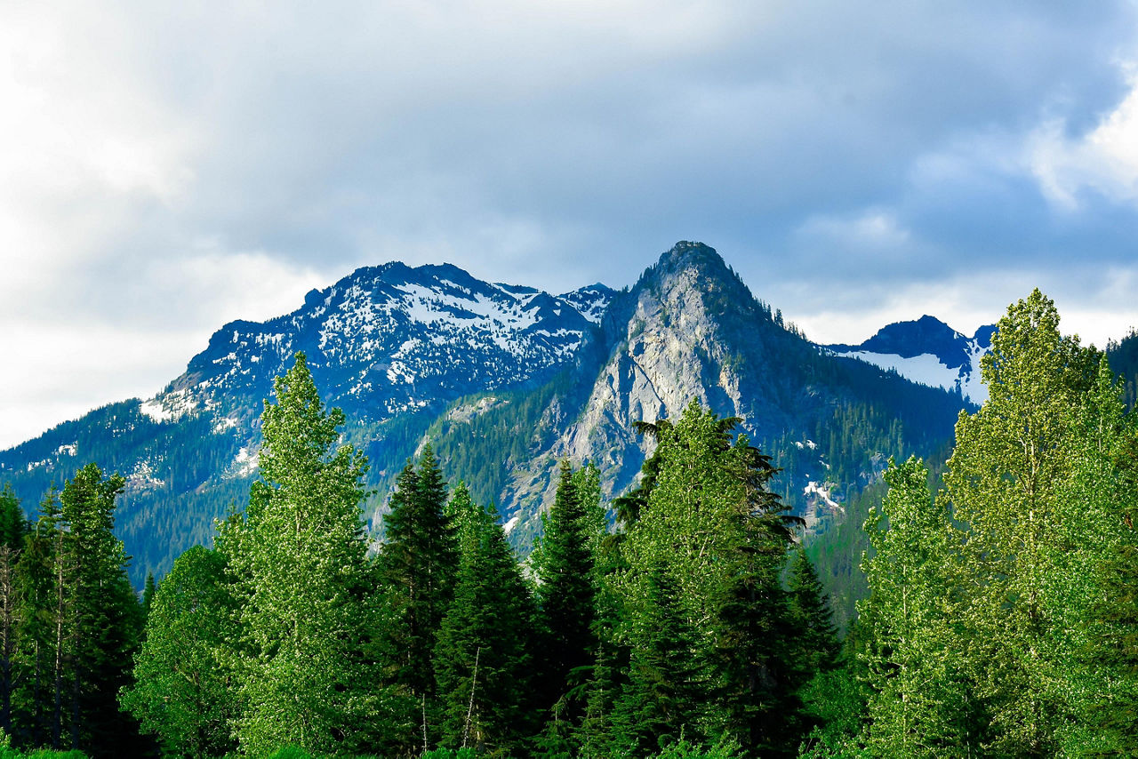 View of mountains in Seattle, Washington