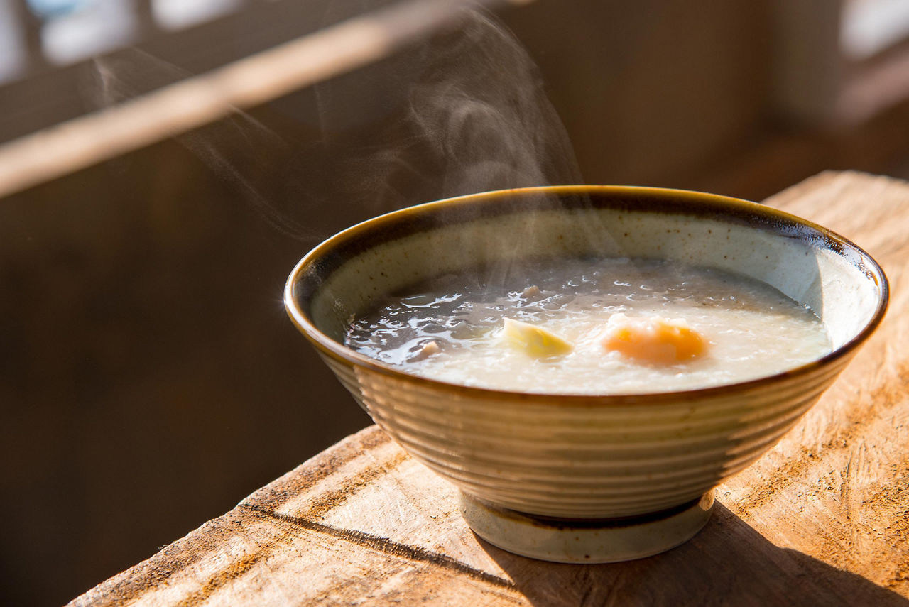 A bowl of Congee in China