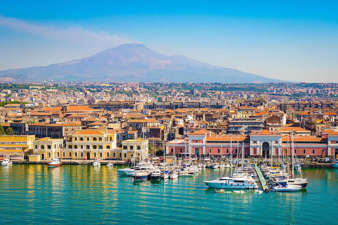 Sicily (Catania), Italy, City View