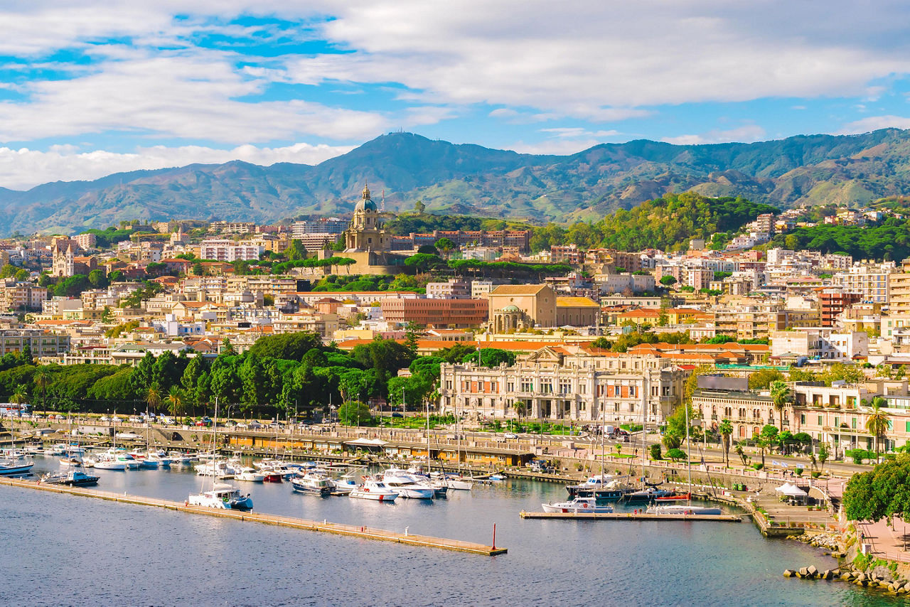 Sicily (Messina), Italy, Cityscape