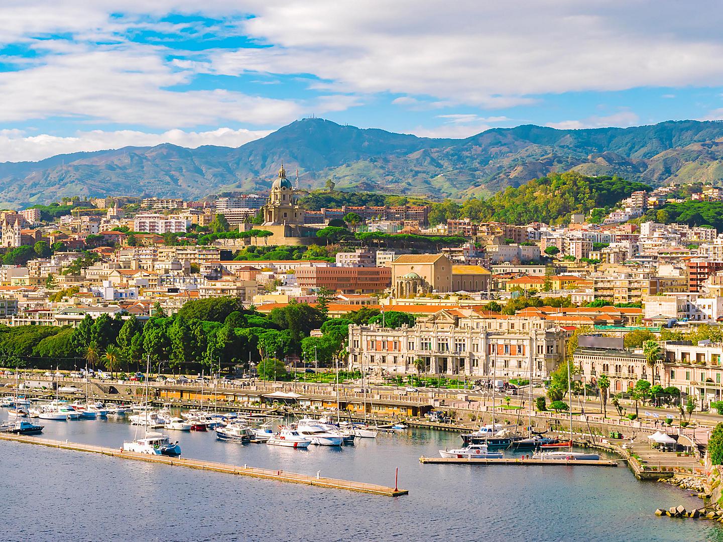Sicily (Messina), Italy, Cityscape
