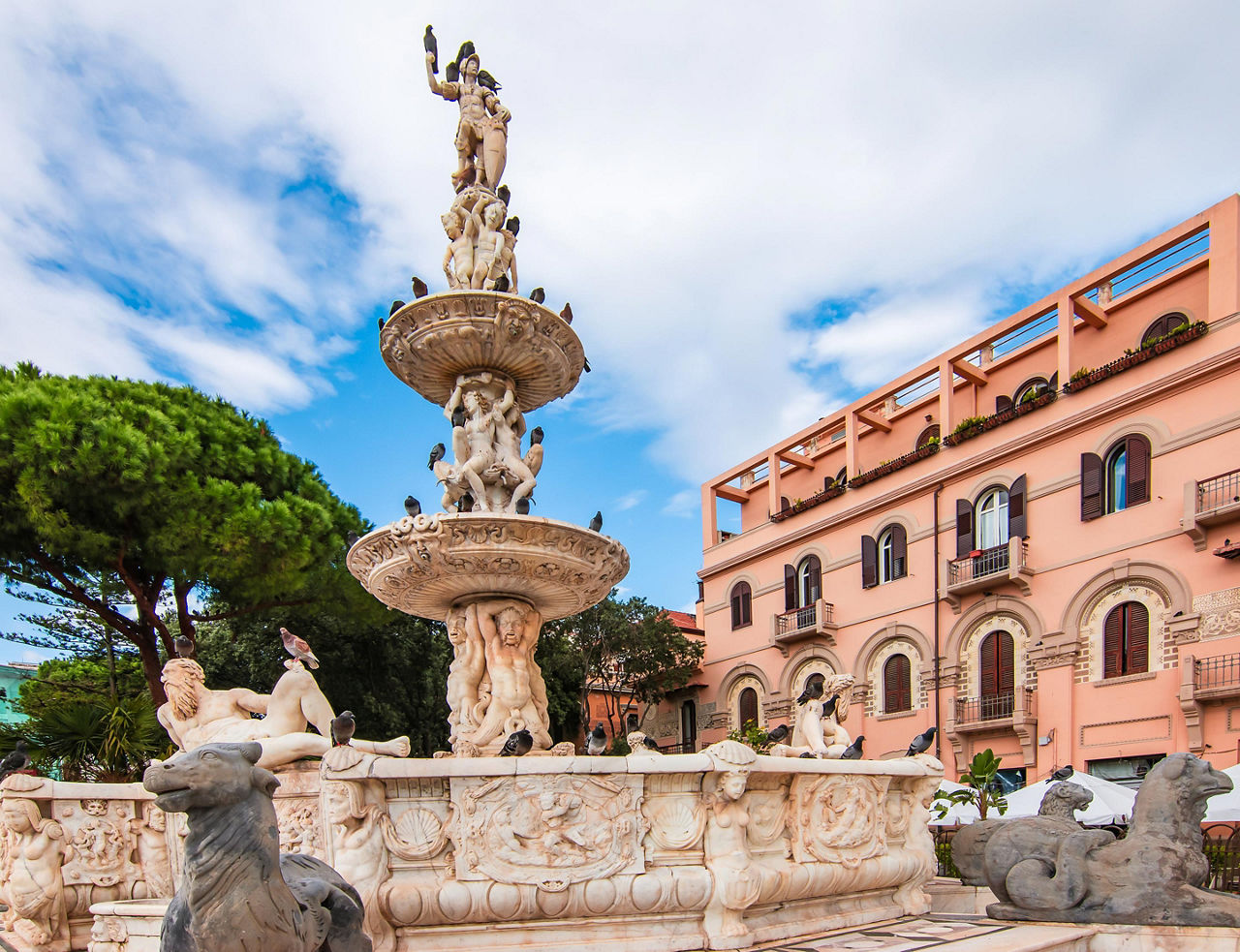 Sicily (Messina), Italy, Orions Fountain