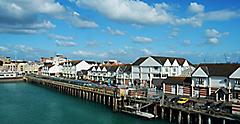 Southampton, England, Waterfront quayside