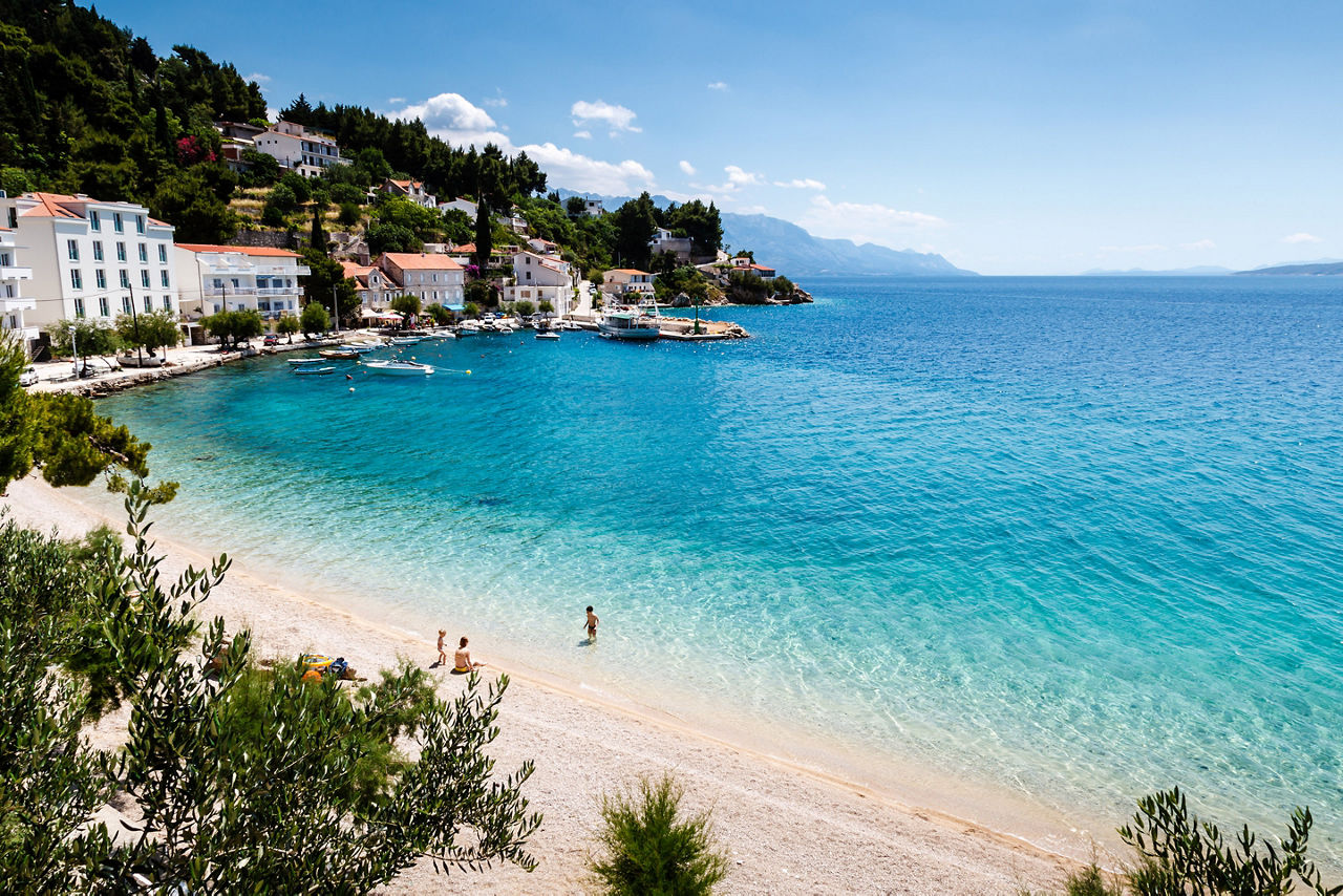 Split Croatia Coast Clear Blue Ocean 
