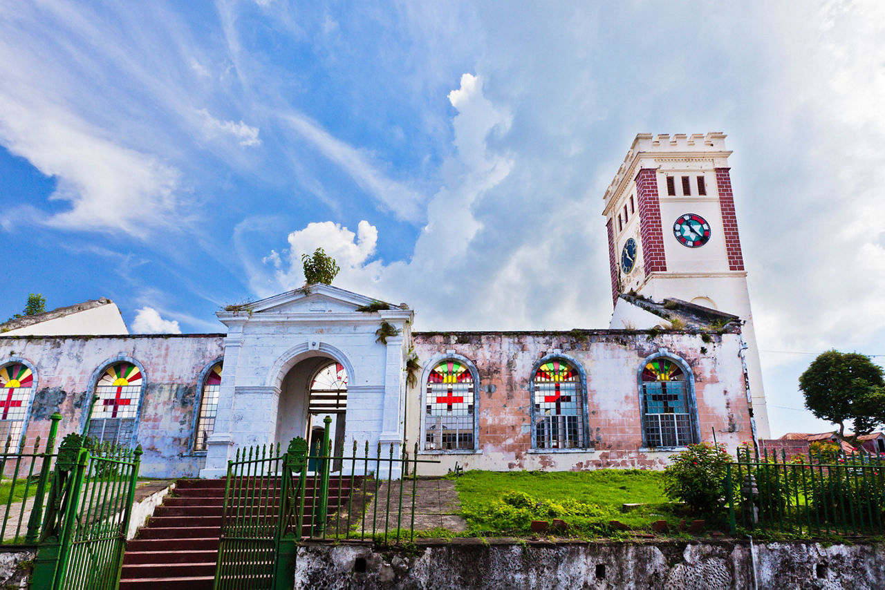 Anglican Church Religion Entrance, St. George's, Grenada