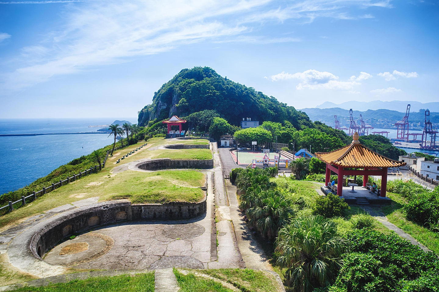 The Baimiweng Fort in Taipei (Keelung), Taiwan.