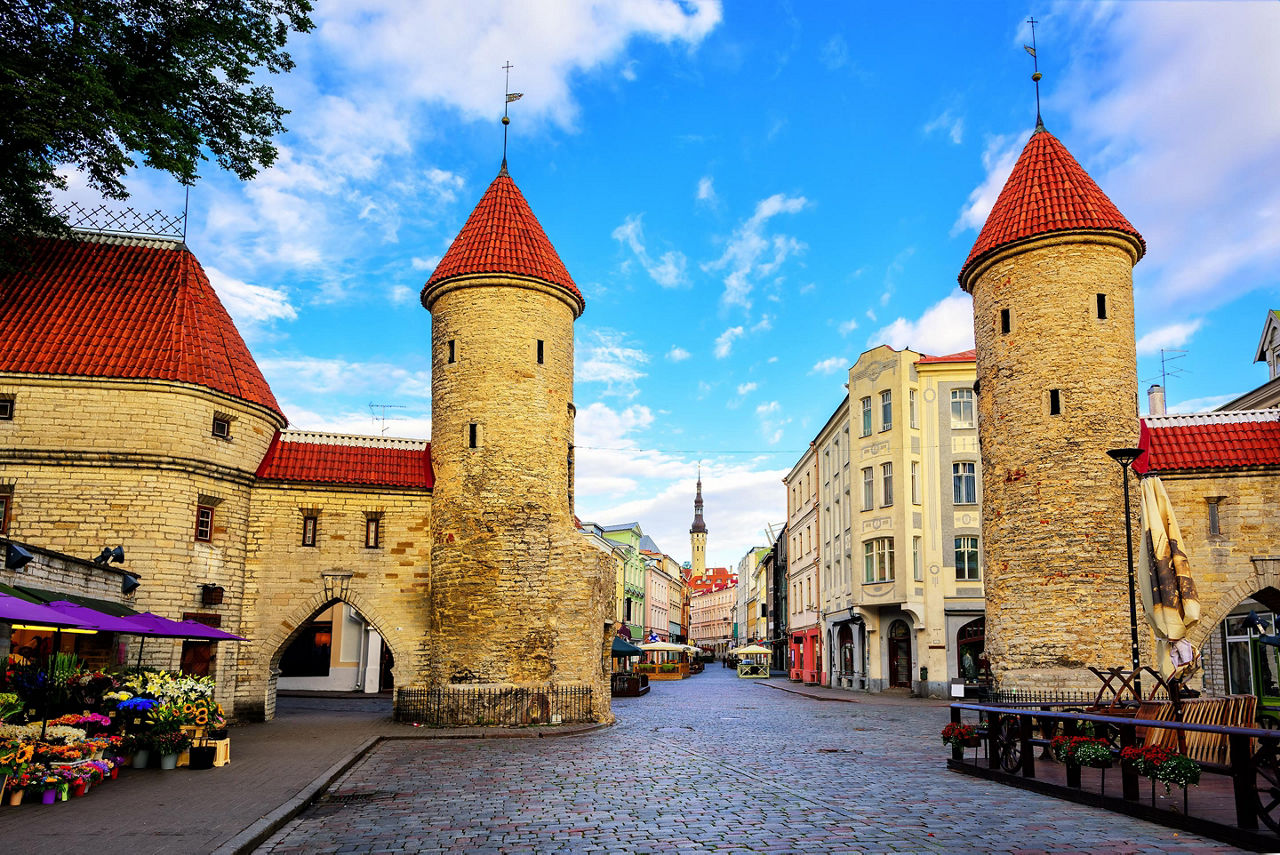 Tallinn, Estonia, Viru Gate