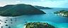 Aerial View Island with Mountains, Tortola, British Virgin Island