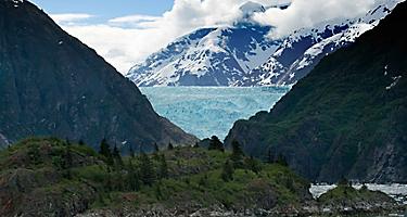 Twin Sawyer Glaciers Tidewater, Tracy Arm Fjord, Alaska