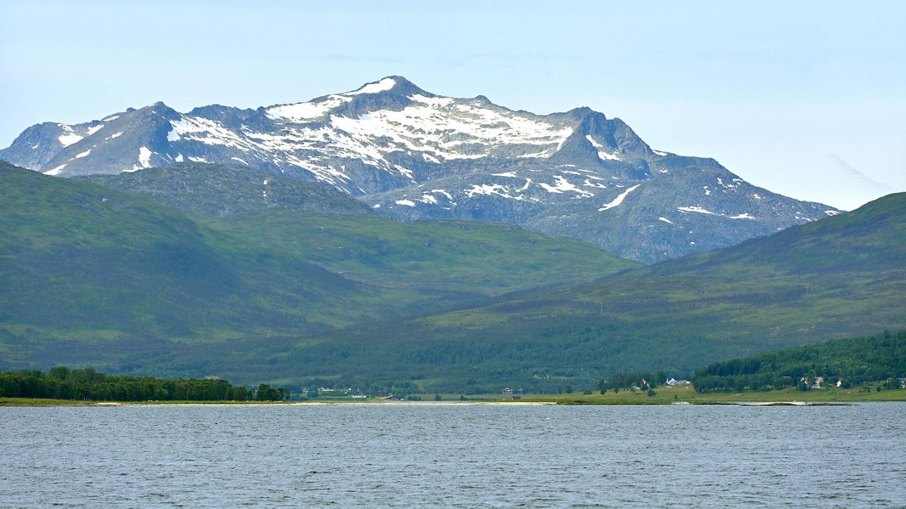 Tromso, Norway, Mountain landscape