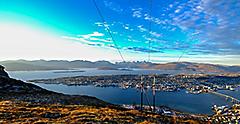 Tromso, Norway, View from Storstein Mountain