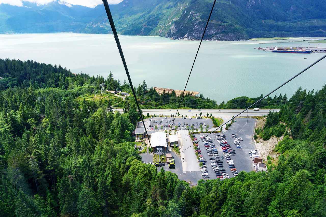 View from the Sea to Sky Gondola, Vancouver, British Columbia