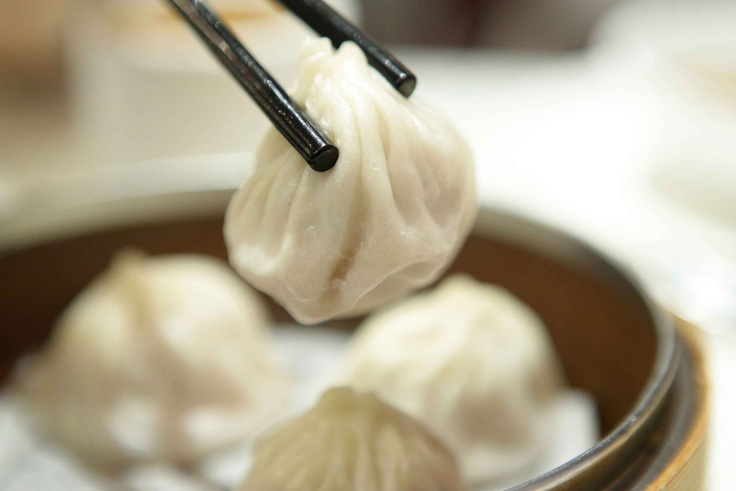  Steaming dumplings showcase Vancouver’s vibrant culinary scene with rich Asian flavors. - Vancouver, British Columbia