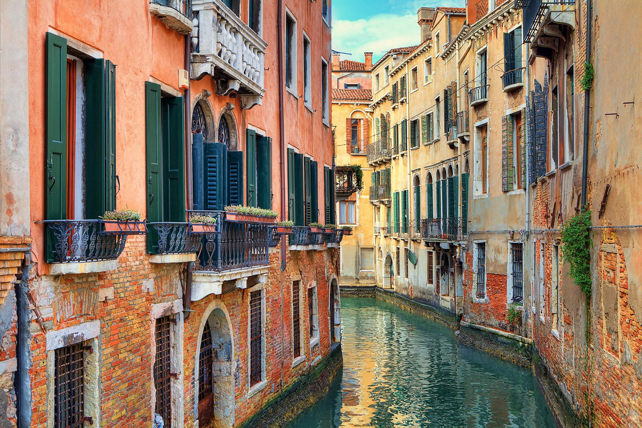 Venice, Italy Narrow canal