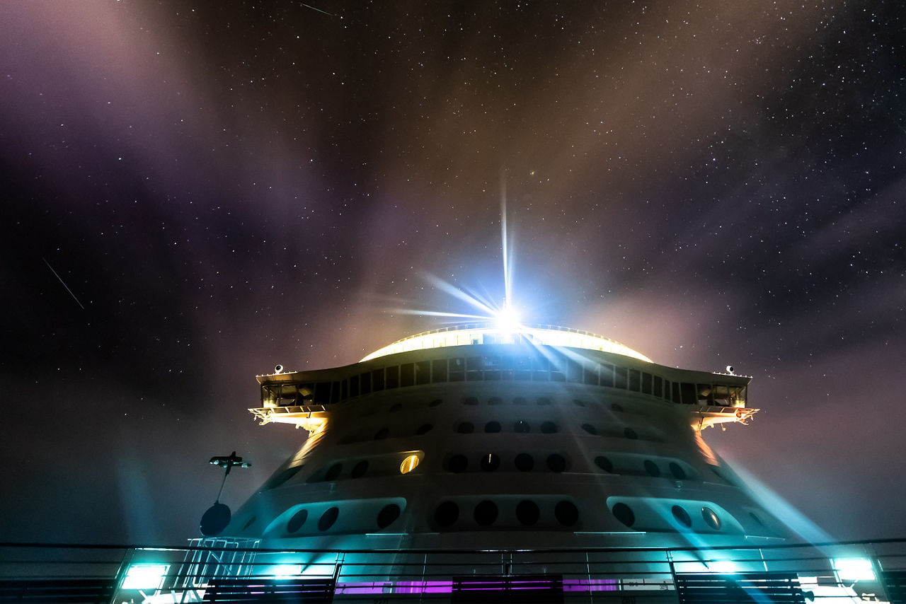Explorer of the Seas at Night