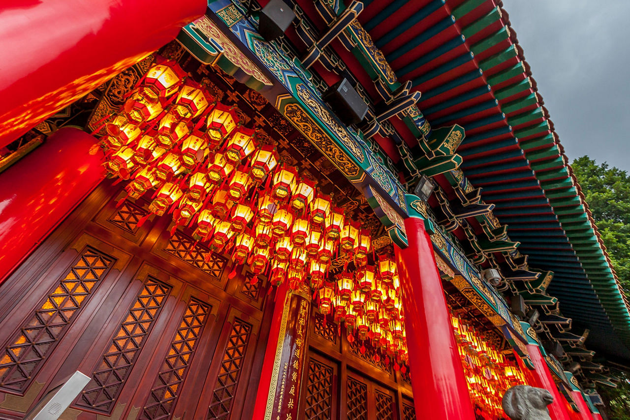 China Shanghai Temple Ancient Historical Building